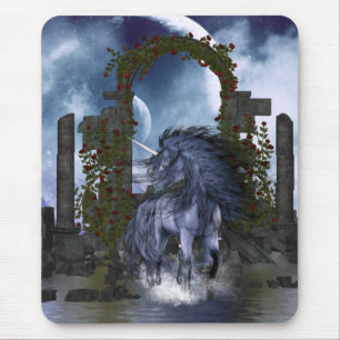 Blue Unicorn 2 Mousepad