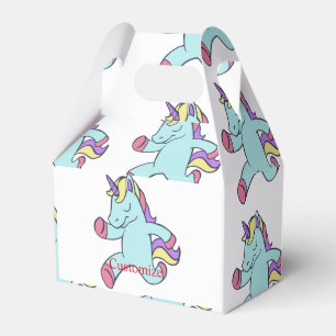 Blue Unicorn Running Thunder_Cove Geschenkschachtel