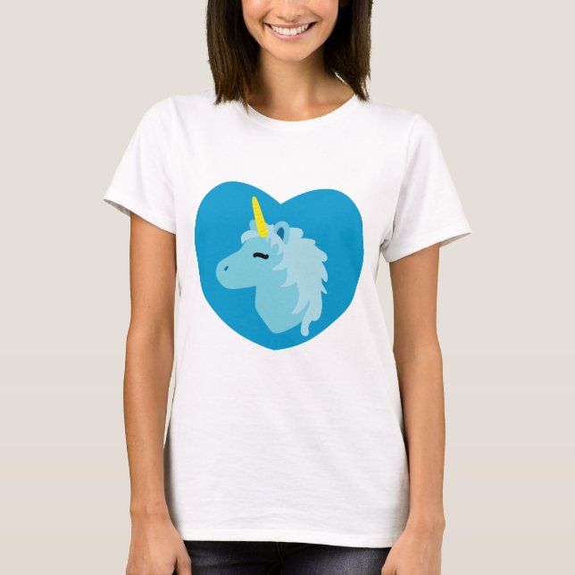 Blue Unicorn T - Shirt (Vorderseite)