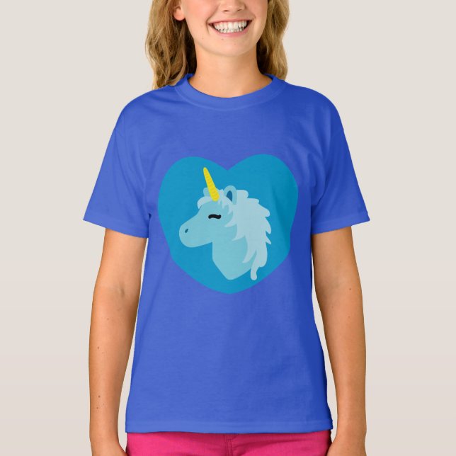 Blue Unicorn T - Shirt (Vorderseite)