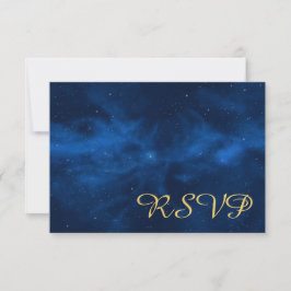 Blue Universe RSVP Karte