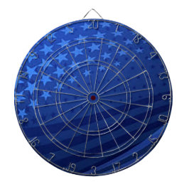 "Blue US Flagge" Dart Board Dartscheibe