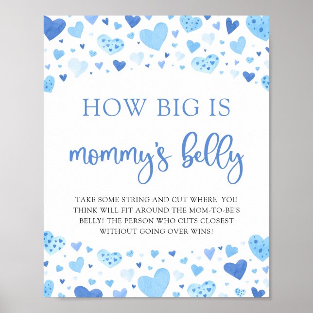 Blue Valentine wie groß ist Mama's Bauchspiel Poster (Vorne)