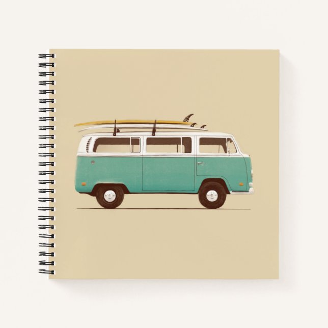 Blue Van | Florent Bodart Notizbuch (Vorderseite)