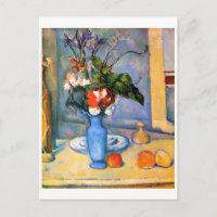Blue Vase Blume, Paul Cezanne