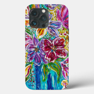 Blue Vase Floral iPhone / coque ipad