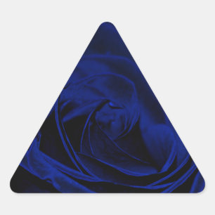 Blue Velvet Rose.jpg Dreieckiger Aufkleber