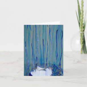 Blue Vielen Dank Dankeskarte