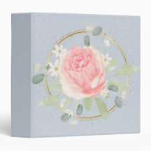 Blue Vintag Floral Notebook