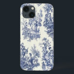 Blue Vintag Toile Case-Mate iPhone Hülle<br><div class="desc">Blaues Vintages Handtuch auf einzigartigen Geschenken wie Kissen,  Mauspads,  Küchentücher,  Garten/Küche Fliesen,  I-Handys,  und vieles mehr.</div>
