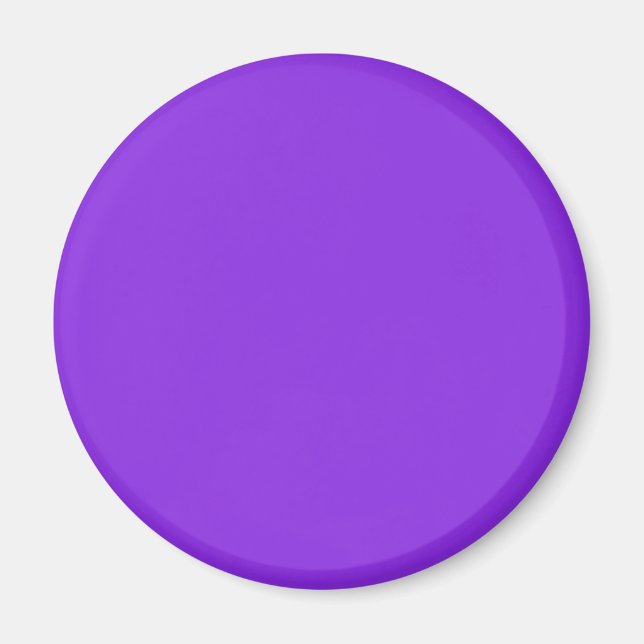 Blue Violet 8A2BE2 Farbe - Option Name hinzufügen Magnet (Vorne)