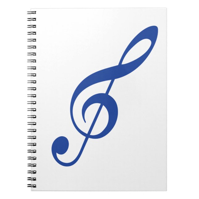 Blue Violin-Taste Notizblock (Vorderseite)