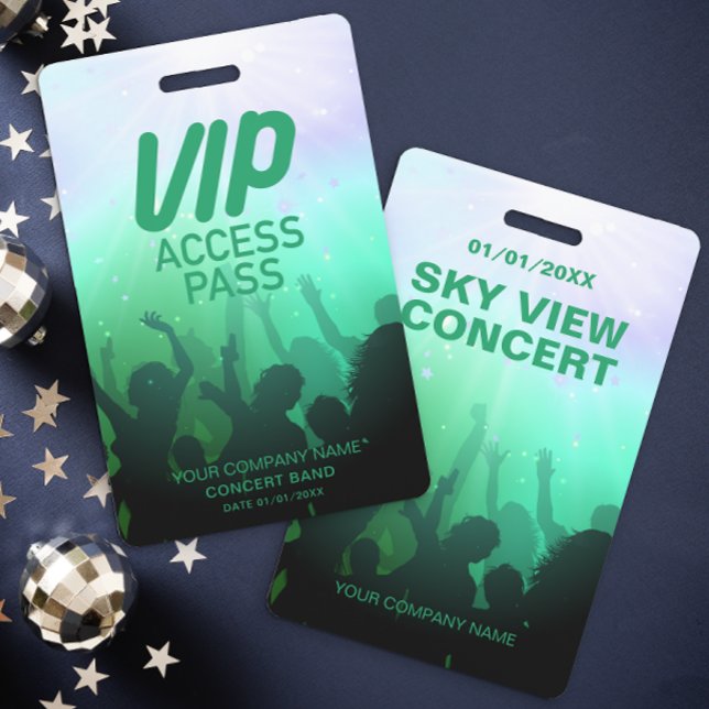 Blue VIP All Access Concept Abzeichen Ausweis (Von Creator hochgeladen)