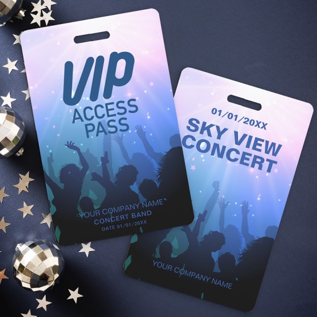 Blue VIP All Access Concept Abzeichen Ausweis (Von Creator hochgeladen)