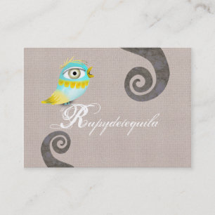 Blue Vogel-Business-Card Visitenkarte