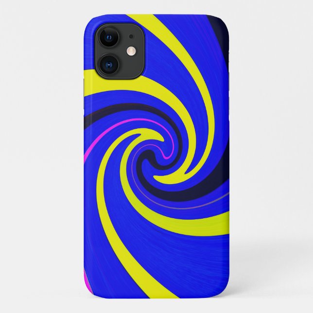 Blue-Vortex Case-Mate iPhone Hülle (Rückseite)