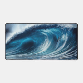 Blue Vortex Desk Mat Schreibtischunterlage