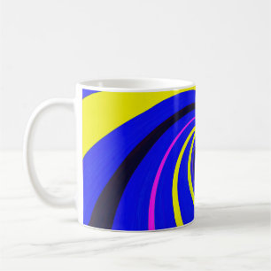 Blue-Vortex Kaffeetasse