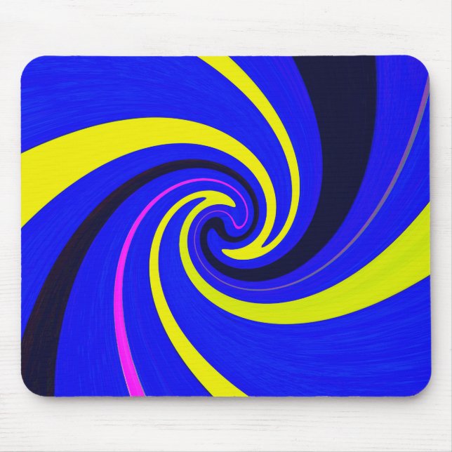 Blue-Vortex Mousepad (Vorne)