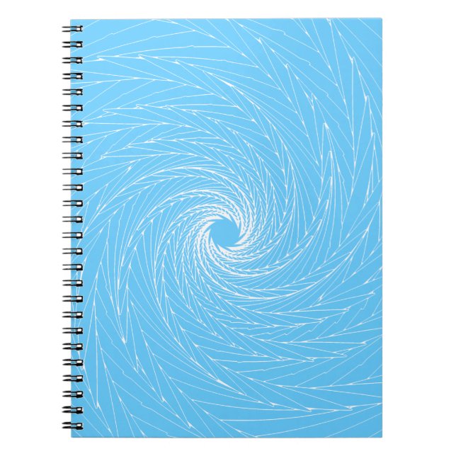 Blue Vortex Notizblock (Vorderseite)