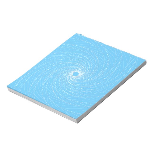 Blue Vortex Notizblock (Rotiert)