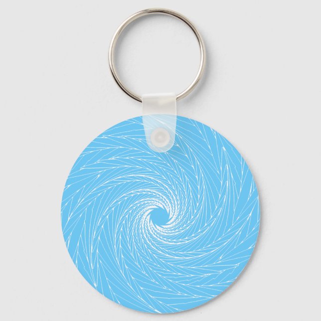 Blue Vortex Schlüsselanhänger (Vorderseite)