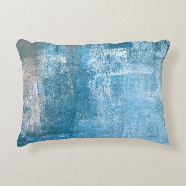 Blue Wall Accent Pillow Dekokissen (Vorderseite)