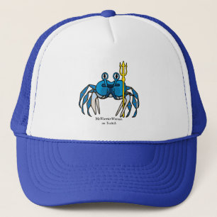 Blue Warrior Crab, MeWarriorWoman auf Twitch Truckerkappe