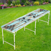 Blue Wash Wood Monogram & Name Overlay