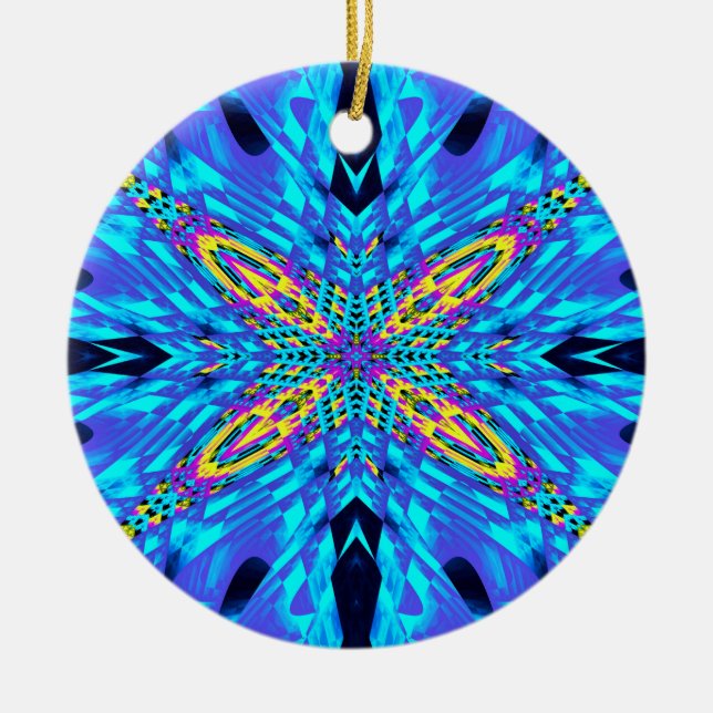 BLUE WASSER KERAMIK ORNAMENT (Vorne)