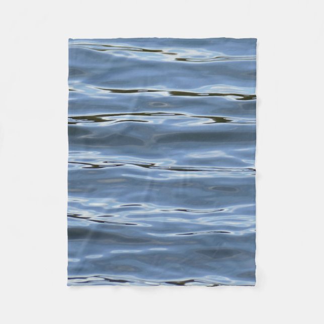 Blue water blanket, wet blanket fleecedecke (Vorderseite)