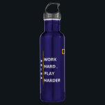 Blue Water Bottle - Grind Vibe - 24 Oz Edelstahlflasche<br><div class="desc">Surround yourself with positivity wherever you go,  with our inspirational Water Bottle.</div>
