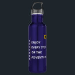 Blue Water Bottle - Journey Vibe - 24 Oz Edelstahlflasche<br><div class="desc">Surround yourself with positivity wherever you go,  with our inspirational Water Bottle.</div>