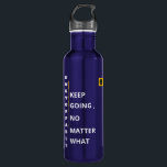 Blue Water Bottle - Unstoppable Vibe - 24 Oz Edelstahlflasche<br><div class="desc">Surround yourself with positivity wherever you go,  with our inspirational Water Bottle.</div>