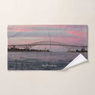 Blue Water Bridge Handtuch Set