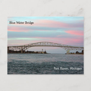 Blue Water Bridge Postkarte
