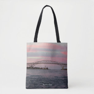 Blue Water Bridge-Taschentuch Tasche