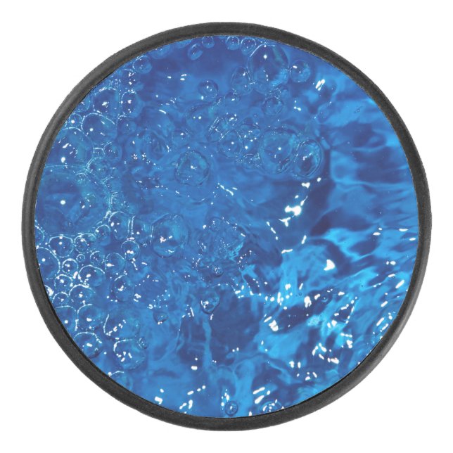 Blue water  eishockey puck (Vorderseite)