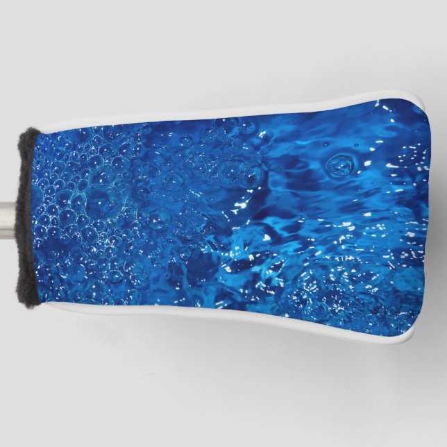 Blue water golf headcover (Vorderseite)