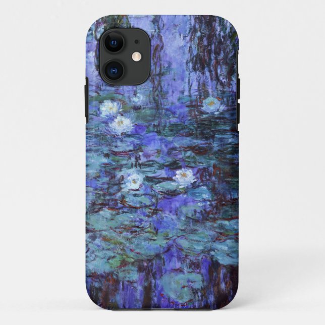 Blue Water Lilies Gemälde von Claude Monet Case-Mate iPhone Hülle (Rückseite)
