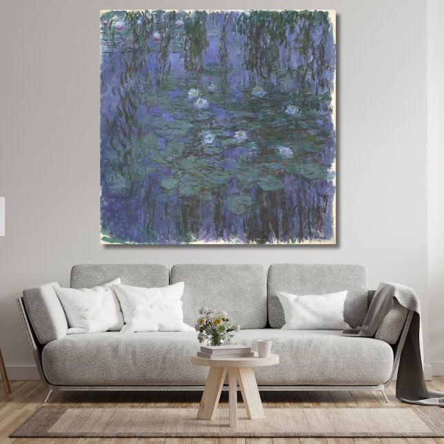 Blue Water Lilies Monet Leinwanddruck (Von Creator hochgeladen)