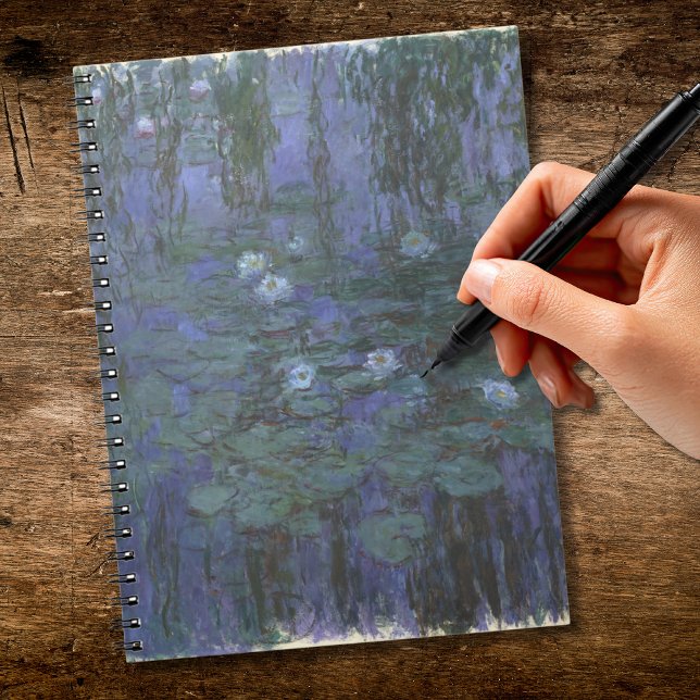 Blue Water Lilies Monet Notizblock (Von Creator hochgeladen)