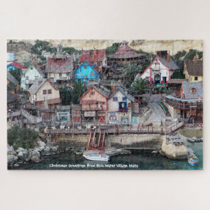 Blue Water Village Malte. Jigsaw Puzzle