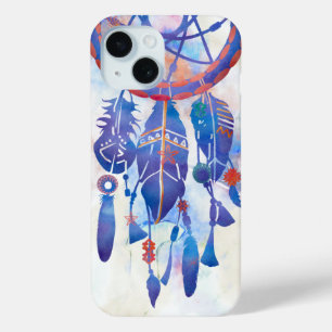 Blue Watercolor Dreamcatcher Modern Boho Case-Mate iPhone Hülle
