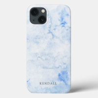 Blue Watercolor Elegante