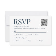 Blue Watercolor Scan QR Code Wahl Hochzeit