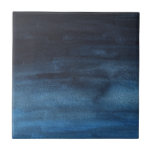 Blue Watercolor Splash Modern Einfache Abstrakte K Fliese<br><div class="desc">Blue Watercolor Splash Modern Einfache Abstrakte Kunst</div>