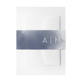 Blue Watercolor Theme Einladungsbanderole