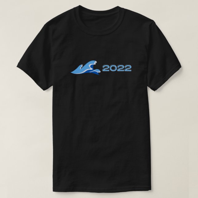 Blue Wave 2022 T - Shirt (Design vorne)
