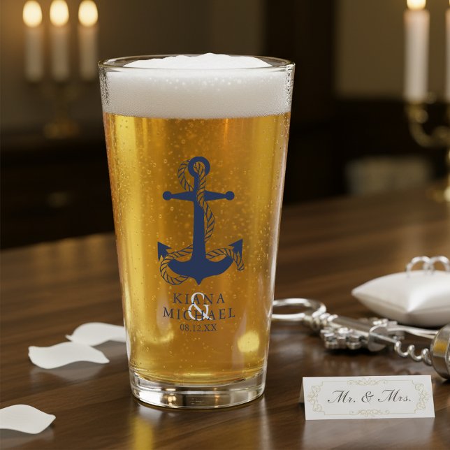 Blue Wave Anchor Wedding ID836 Glas (Von Creator hochgeladen)